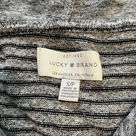 LUCKY Brand Cozy Pullover Hooded Lightweight Sweater Small - Picture 4 of 5